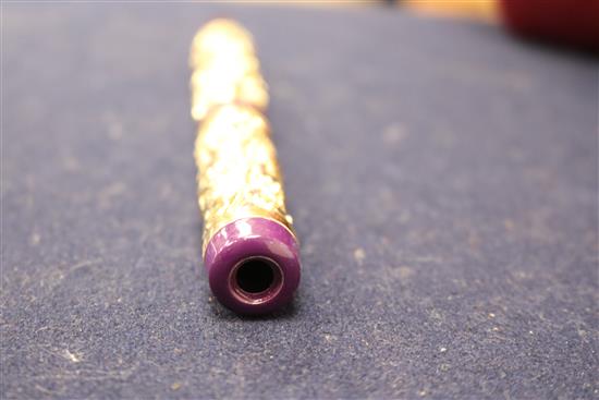 A giant ornate fountain pen 6.75in.